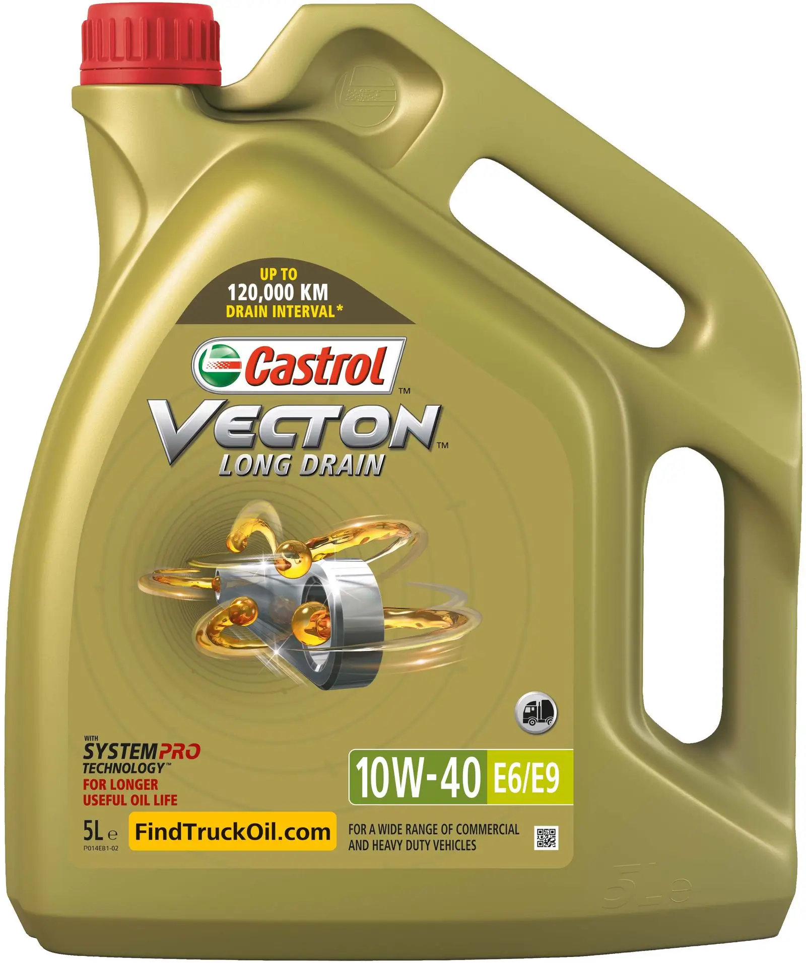 Motoröl 10W-40 10W-40 5L CASTROL 15B34C