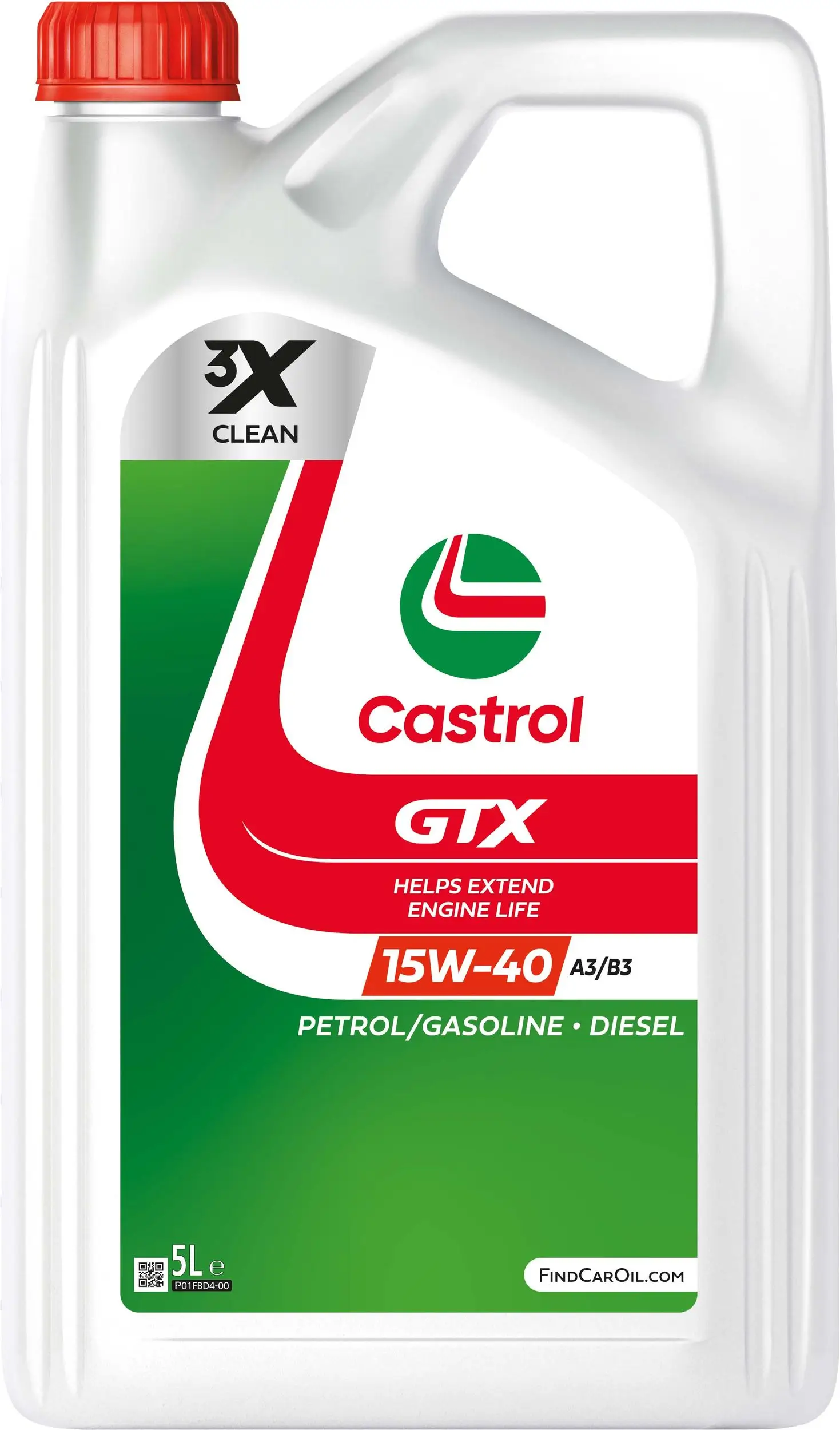 Motoröl 15W-40 5L CASTROL 15F629