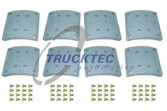 Bremsbelagsatz, Trommelbremse Hinterachse Vorderachse TRUCKTEC AUTOMOTIVE 01.35.005 Bild Bremsbelagsatz, Trommelbremse Hinterachse Vorderachse TRUCKTEC AUTOMOTIVE 01.35.005