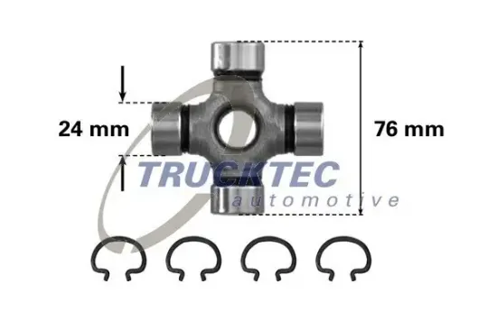 Gelenk, Gelenkwelle TRUCKTEC AUTOMOTIVE 02.34.004 Bild Gelenk, Gelenkwelle TRUCKTEC AUTOMOTIVE 02.34.004