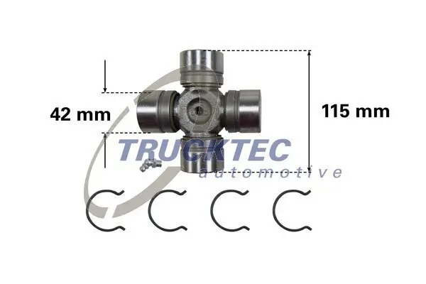 Gelenk, Gelenkwelle TRUCKTEC AUTOMOTIVE 02.34.013