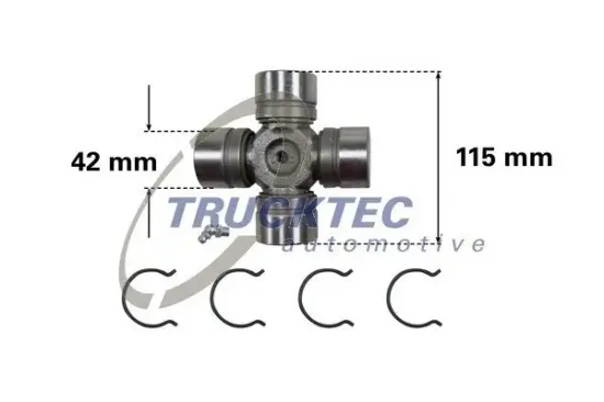 Gelenk, Gelenkwelle TRUCKTEC AUTOMOTIVE 02.34.013 Bild Gelenk, Gelenkwelle TRUCKTEC AUTOMOTIVE 02.34.013