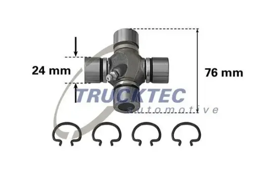 Gelenk, Gelenkwelle TRUCKTEC AUTOMOTIVE 02.34.017 Bild Gelenk, Gelenkwelle TRUCKTEC AUTOMOTIVE 02.34.017