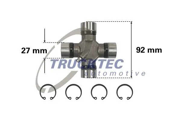 Gelenk, Gelenkwelle TRUCKTEC AUTOMOTIVE 02.34.043