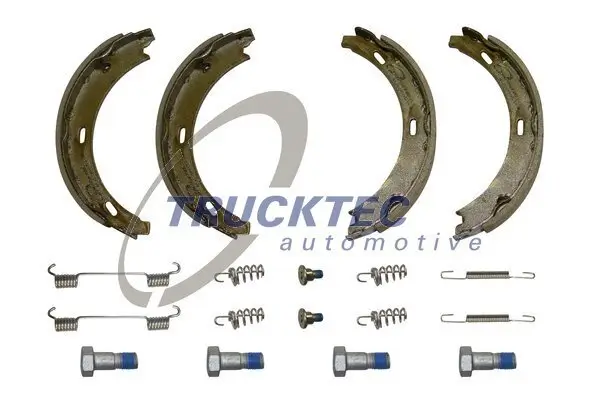 Bremsbackensatz, Feststellbremse Hinterachse TRUCKTEC AUTOMOTIVE 02.35.008