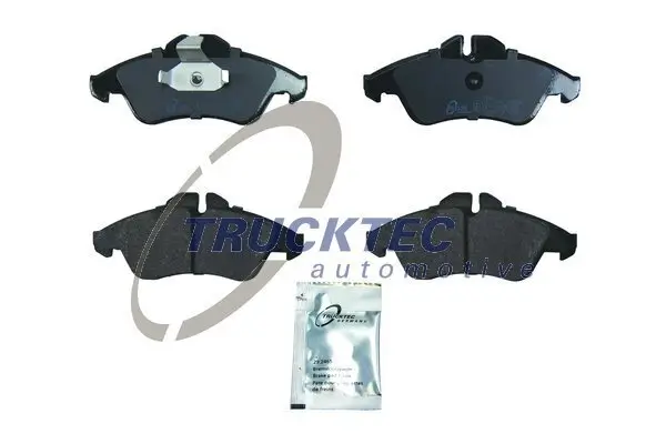 Bremsbelagsatz, Scheibenbremse Vorderachse TRUCKTEC AUTOMOTIVE 02.35.082
