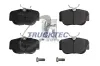 Bremsbelagsatz, Scheibenbremse Vorderachse TRUCKTEC AUTOMOTIVE 02.35.101