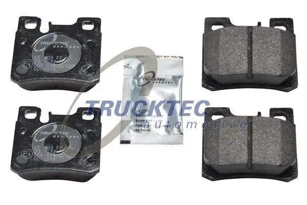 Bremsbelagsatz, Scheibenbremse Hinterachse TRUCKTEC AUTOMOTIVE 02.35.103