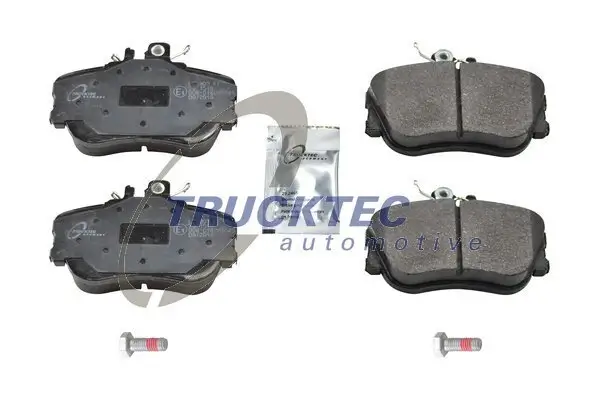 Bremsbelagsatz, Scheibenbremse Vorderachse TRUCKTEC AUTOMOTIVE 02.35.104