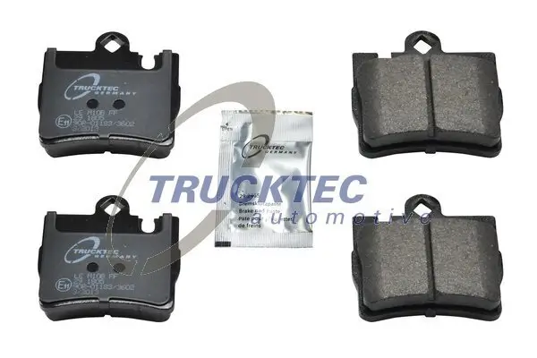 Bremsbelagsatz, Scheibenbremse Hinterachse TRUCKTEC AUTOMOTIVE 02.35.110