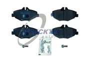 Bremsbelagsatz, Scheibenbremse Vorderachse TRUCKTEC AUTOMOTIVE 02.35.114