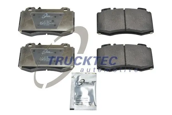 Bremsbelagsatz, Scheibenbremse Vorderachse TRUCKTEC AUTOMOTIVE 02.35.116