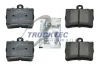 Bremsbelagsatz, Scheibenbremse Hinterachse TRUCKTEC AUTOMOTIVE 02.35.120