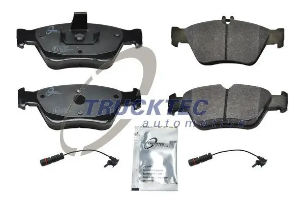 Bremsbelagsatz, Scheibenbremse Vorderachse TRUCKTEC AUTOMOTIVE 02.35.122