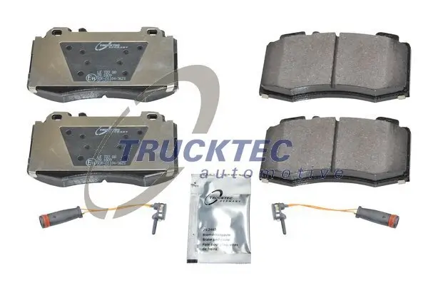 Bremsbelagsatz, Scheibenbremse Vorderachse TRUCKTEC AUTOMOTIVE 02.35.124