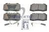 Bremsbelagsatz, Scheibenbremse Vorderachse TRUCKTEC AUTOMOTIVE 02.35.124