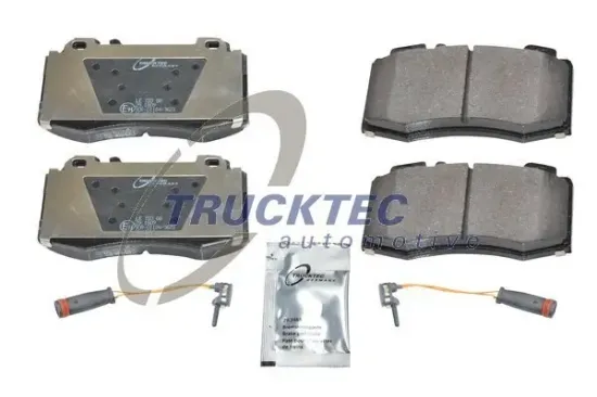 Bremsbelagsatz, Scheibenbremse Vorderachse TRUCKTEC AUTOMOTIVE 02.35.124 Bild Bremsbelagsatz, Scheibenbremse Vorderachse TRUCKTEC AUTOMOTIVE 02.35.124