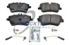 Bremsbelagsatz, Scheibenbremse Vorderachse TRUCKTEC AUTOMOTIVE 02.35.127