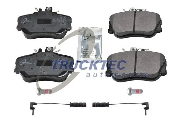Bremsbelagsatz, Scheibenbremse Vorderachse TRUCKTEC AUTOMOTIVE 02.35.128