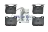 Bremsbelagsatz, Scheibenbremse Hinterachse TRUCKTEC AUTOMOTIVE 02.35.145