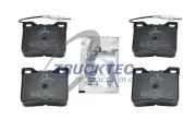 Bremsbelagsatz, Scheibenbremse Hinterachse TRUCKTEC AUTOMOTIVE 02.35.145