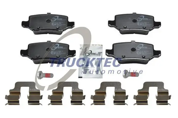 Bremsbelagsatz, Scheibenbremse Hinterachse TRUCKTEC AUTOMOTIVE 02.35.147