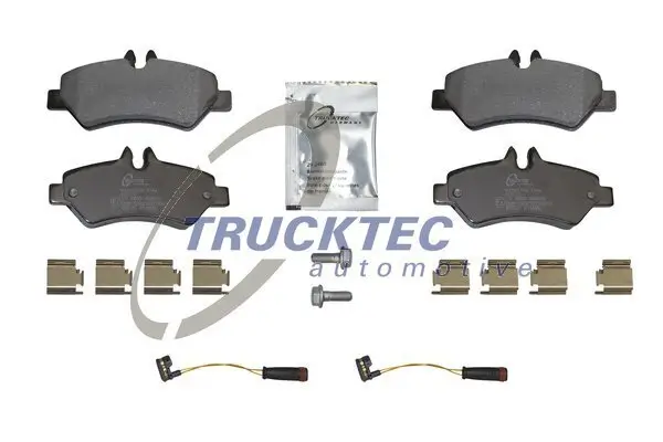 Bremsbelagsatz, Scheibenbremse Hinterachse TRUCKTEC AUTOMOTIVE 02.35.195