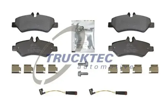 Bremsbelagsatz, Scheibenbremse Hinterachse TRUCKTEC AUTOMOTIVE 02.35.195 Bild Bremsbelagsatz, Scheibenbremse Hinterachse TRUCKTEC AUTOMOTIVE 02.35.195