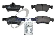 Bremsbelagsatz, Scheibenbremse Hinterachse TRUCKTEC AUTOMOTIVE 02.35.199