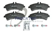 Bremsbelagsatz, Scheibenbremse Hinterachse TRUCKTEC AUTOMOTIVE 02.35.200