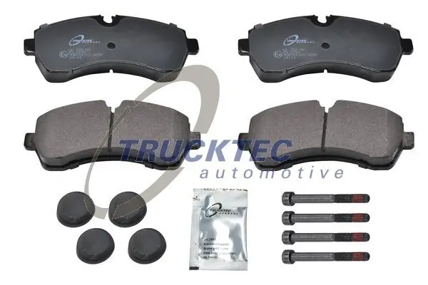 Bremsbelagsatz, Scheibenbremse Vorderachse TRUCKTEC AUTOMOTIVE 02.35.201