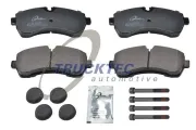 Bremsbelagsatz, Scheibenbremse Vorderachse TRUCKTEC AUTOMOTIVE 02.35.201