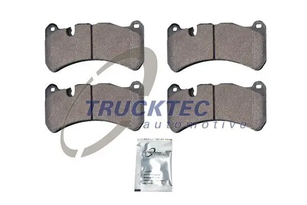 Bremsbelagsatz, Scheibenbremse Vorderachse TRUCKTEC AUTOMOTIVE 02.35.429