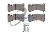 Bremsbelagsatz, Scheibenbremse Vorderachse TRUCKTEC AUTOMOTIVE 02.35.429