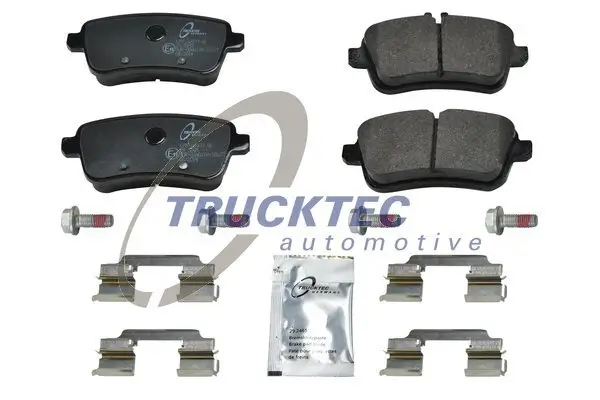 Bremsbelagsatz, Scheibenbremse Hinterachse TRUCKTEC AUTOMOTIVE 02.35.437