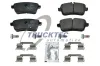 Bremsbelagsatz, Scheibenbremse Hinterachse TRUCKTEC AUTOMOTIVE 02.35.437
