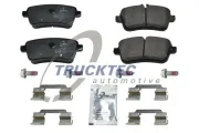 Bremsbelagsatz, Scheibenbremse Hinterachse TRUCKTEC AUTOMOTIVE 02.35.437