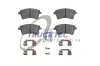 Bremsbelagsatz, Scheibenbremse Vorderachse TRUCKTEC AUTOMOTIVE 02.35.445