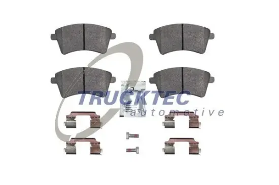 Bremsbelagsatz, Scheibenbremse Vorderachse TRUCKTEC AUTOMOTIVE 02.35.445 Bild Bremsbelagsatz, Scheibenbremse Vorderachse TRUCKTEC AUTOMOTIVE 02.35.445