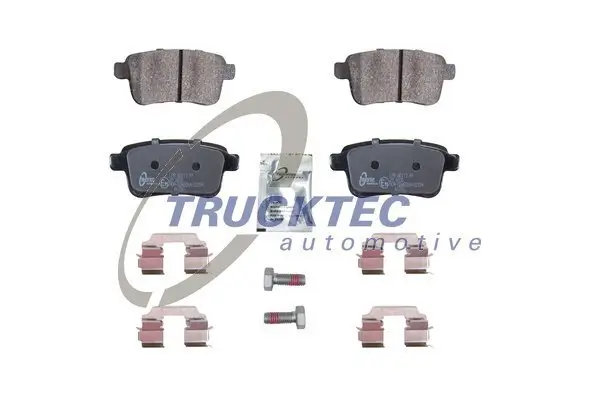 Bremsbelagsatz, Scheibenbremse Hinterachse TRUCKTEC AUTOMOTIVE 02.35.448