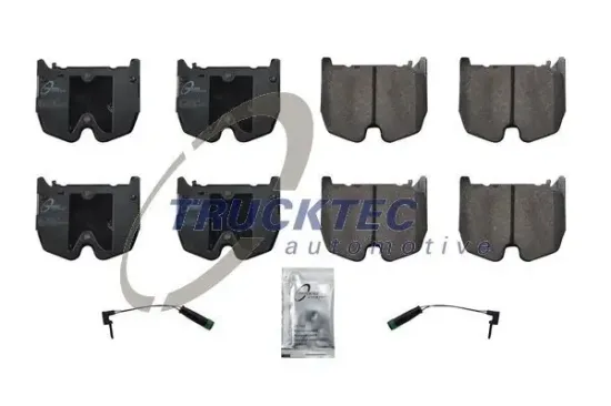 Bremsbelagsatz, Scheibenbremse Vorderachse TRUCKTEC AUTOMOTIVE 02.35.457 Bild Bremsbelagsatz, Scheibenbremse Vorderachse TRUCKTEC AUTOMOTIVE 02.35.457