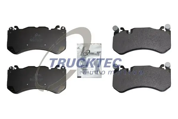 Bremsbelagsatz, Scheibenbremse Vorderachse TRUCKTEC AUTOMOTIVE 02.35.462