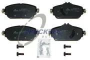 Bremsbelagsatz, Scheibenbremse Vorderachse TRUCKTEC AUTOMOTIVE 02.35.466