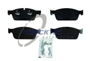 Bremsbelagsatz, Scheibenbremse Vorderachse TRUCKTEC AUTOMOTIVE 02.35.486