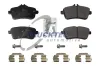 Bremsbelagsatz, Scheibenbremse Hinterachse TRUCKTEC AUTOMOTIVE 02.35.496