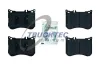 Bremsbelagsatz, Scheibenbremse Vorderachse TRUCKTEC AUTOMOTIVE 02.35.508