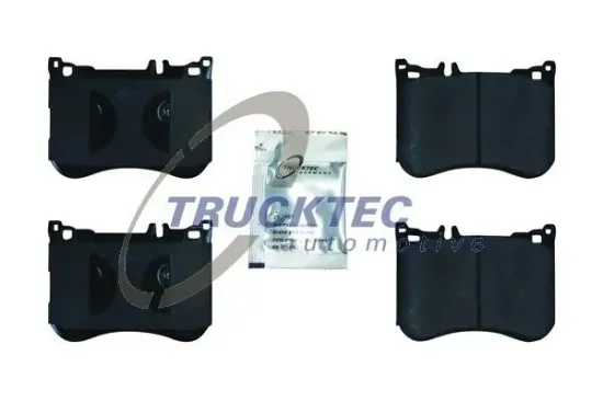 Bremsbelagsatz, Scheibenbremse Vorderachse TRUCKTEC AUTOMOTIVE 02.35.508 Bild Bremsbelagsatz, Scheibenbremse Vorderachse TRUCKTEC AUTOMOTIVE 02.35.508