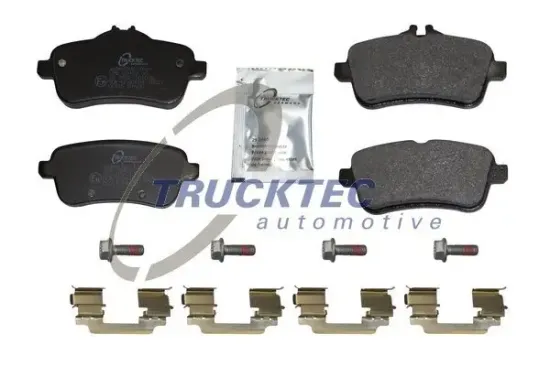 Bremsbelagsatz, Scheibenbremse Hinterachse TRUCKTEC AUTOMOTIVE 02.35.509 Bild Bremsbelagsatz, Scheibenbremse Hinterachse TRUCKTEC AUTOMOTIVE 02.35.509