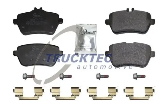 Bremsbelagsatz, Scheibenbremse Hinterachse TRUCKTEC AUTOMOTIVE 02.35.510 Bild Bremsbelagsatz, Scheibenbremse Hinterachse TRUCKTEC AUTOMOTIVE 02.35.510