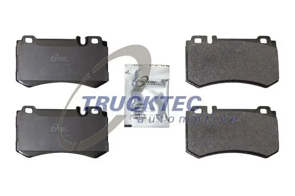 Bremsbelagsatz, Scheibenbremse Hinterachse TRUCKTEC AUTOMOTIVE 02.35.561
